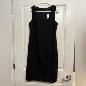 Banana Republic Classic Black Midi Dress